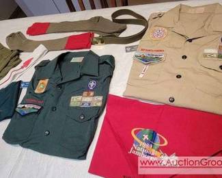 Boy Scouts Apparel from socks, to shirts, to kerchiefs.