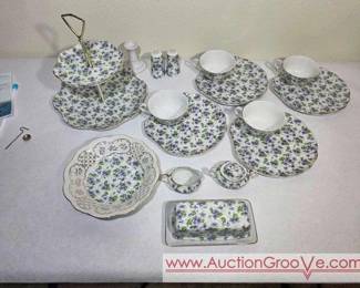 1 Lefton Violet China