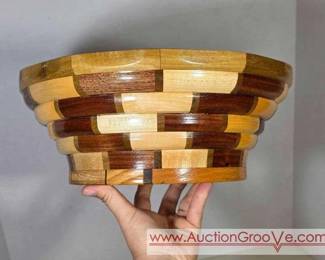 1 Wooden Bowl.