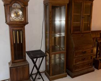 various furniture, Grandmother clock