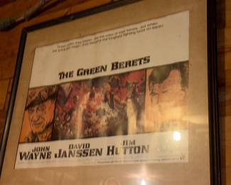 framed movie poster