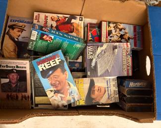 tons of VHS tapes