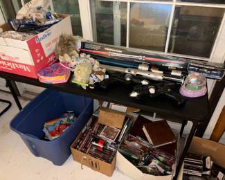 lots of Star Wars and toys