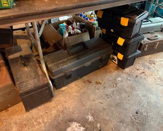 many tool chests - each has tools