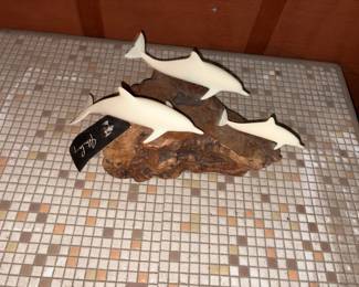 John Perry Art Sculpture Of Dolphins