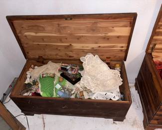 two cedar chest