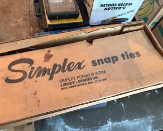 simplex Snap Ties for Concrete Forms