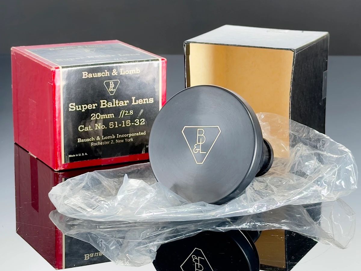 Super Baltar 20mm f/2.0 Bausch & Lomb Cine Lens Optical Block B&L Cat No 51-15-32 ‘The Godfather'
