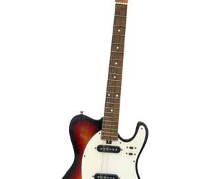 Vintage 1970s Teisco Kawai Telecaster Style Electric Guitar Sunburst Japan AS-IS