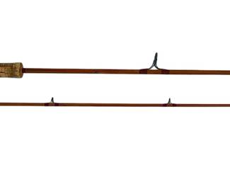 Vintage Uslan Inc Spencer Rod SP 7/3 Split Bamboo Fly Fishing Rod 2-Piece