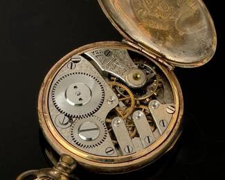 Antique Trenton Model 1 Grade 100 Size 0s Pocket Watch 7 Jewel 1900s