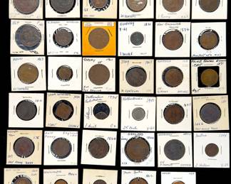 Vintage World Coin & Token Collection Lot (25 Pcs) – Canada, UK, Europe, Mexico