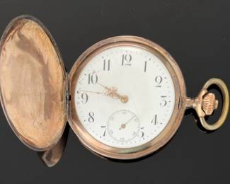 Antique 1897 Diomede Systeme Glashutte Pocket Watch - Swiss 15 Rubis Lever