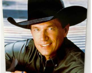 George Strait Signed Autograph 8x10 Photo w/ COA - Country Music Legend