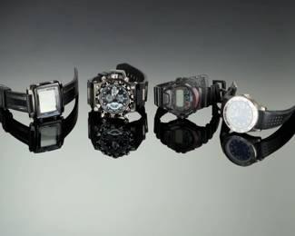4-Piece Men's Watch Lot: Casio G-Shock, Freestyle, Croton Magnum, HPOLW