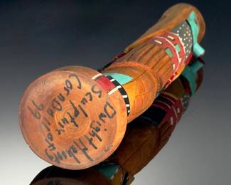 Dwight Mahooty Hopi Carved Wood Corn Doll Kachina Sculpture Native American