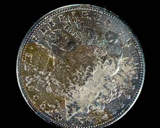 1902 US Morgan Silver Dollar 90% Silver Coin - Historic Philadelphia Mint
