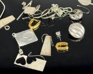 Sterling Silver Scrap Lot, Damaged Jewelry, Parts, Crafting, 95 Grams
