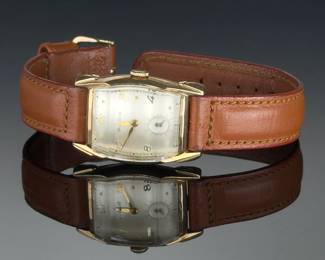 Vintage 1952 Bulova 10K Rolled Gold Plate 10BT 17J Art Deco Watch L2