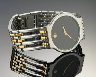 Movado Esperanza 84 19 861 Womens Two-Tone Museum Dial Watch