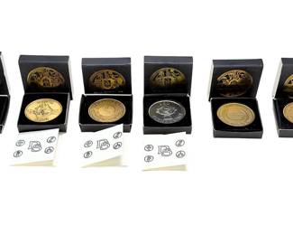 Daily Stoic Philosophy Medallions Coin Lot (6) - Stoicism Collectible