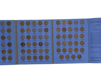 Vintage Lincoln Head Cent Penny Collection 1909-1940, Whitman No. 9004, Partial