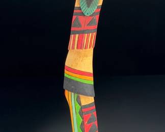 Hopi Tewa Cloud Woman Wood Kachina Doll Signed K. Tsosie Native American Art