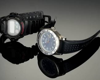 4-Piece Men's Watch Lot: Casio G-Shock, Freestyle, Croton Magnum, HPOLW