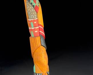 Dwight Mahooty Hopi Carved Wood Corn Doll Kachina Sculpture Native American