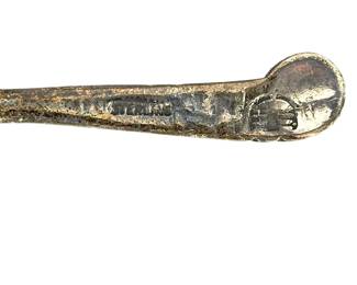 Navajo Kenneth Begay White Hogan Sterling Silver Native American Salt Spoon