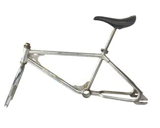 Vintage 1970s Race Inc RA-7 Aluminum BMX Racing Bike Frame & Wide Chromoly Forks