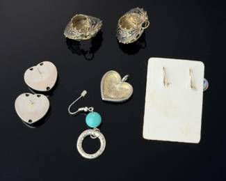 Vintage Sterling Silver Delft Windmill & Filigree Jewelry Lot - 28.9g