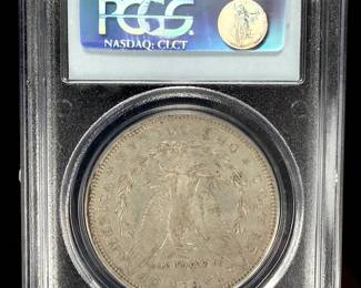 1879 Morgan Silver Dollar PCGS XF45 Graded US 90% Silver Coin