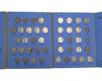 Whitman No. 9009 Jefferson Nickel Coin Collection, 1938-1961, Partial