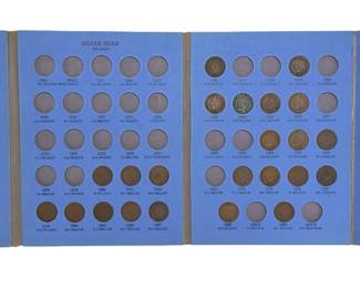 Whitman No. 9003 Indian Head Cent Penny Collection 1856-1909 Partial Fill