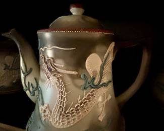 Nippon Japanese dragon teapot