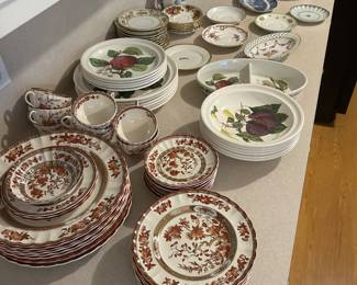 Spode China and other various pieces