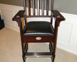 Surprise!! We have a pair of these billiards chairs