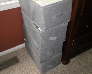 We have plenty of these storage bins