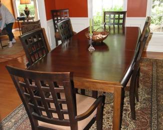 Mission style table and chairs