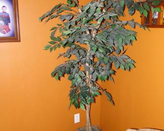 Another tall faux tree