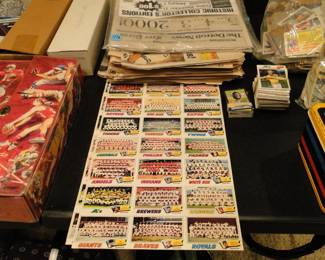Uncut cards