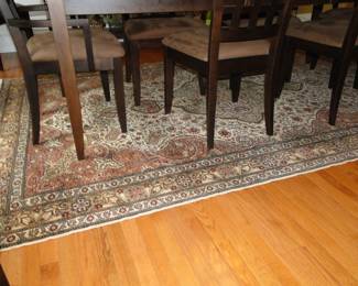 This area rug is one of a kind original