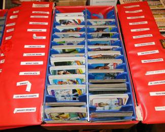 Two Topps sports lockers, and the lockers do come complete with cards that are inside
