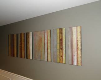 Six piece mural, sold as a set
