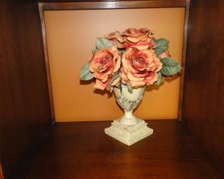 Floral porcelain display item