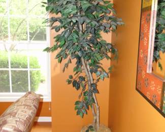 Tall faux tree