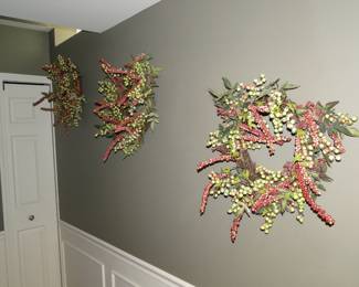 Three identical wreaths