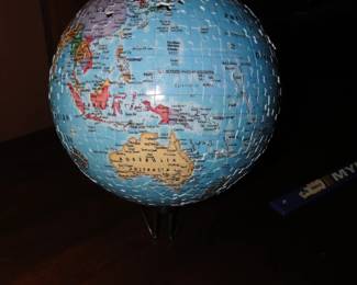 And we have a world globe puzzle