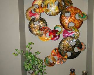 Decorative wall, and other decorative pieces too